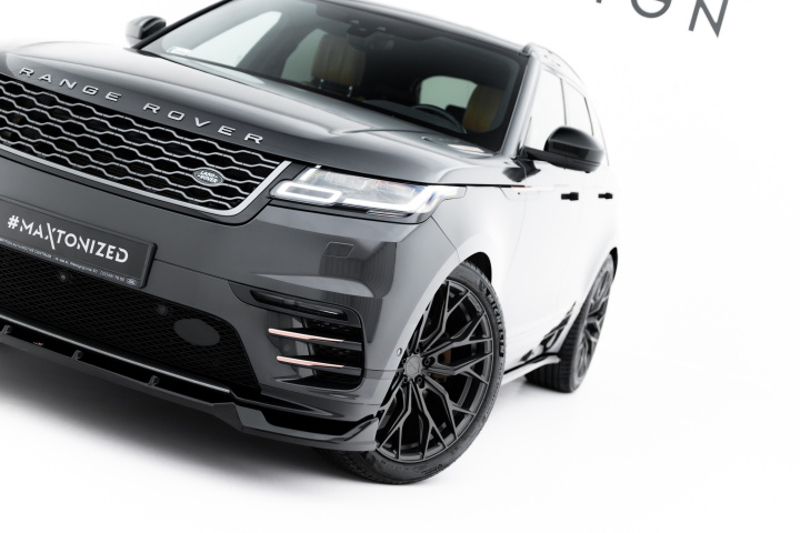 Land Rover Range Rover Velar R-Dynamic Mk1 2017+ Front Splitter V.1 Maxton Design in the group Select car model / Land Rover / Range Rover at DDESIGN Scandinavia AB (LA-RR-VE-1-RDYNAMIC-FD1G)