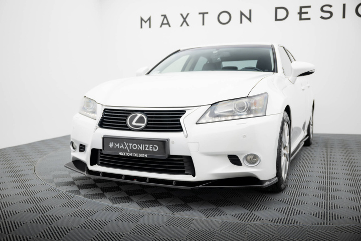 Lexus GS Mk4 (L10) 2012-2015 Front Splitter V.1 Maxton Design in the group Select car model / Lexus / GS 11-20 / Styling at DDESIGN Scandinavia AB (LE-GS-4-FD1G)