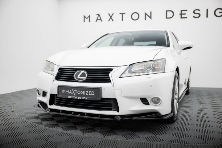 Lexus GS Mk4 (L10) 2012-2015 Front Splitter V.2 Maxton Design in the group Select car model / Lexus / GS 11-20 / Styling at DDESIGN Scandinavia AB (LE-GS-4-FD2G)
