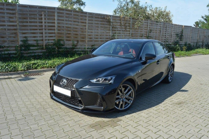 Lexus IS F-Sport MK3 Facelift 2016+ Front Splitter V.1 Maxton Design in the group Select car model / Lexus / IS 13+ at DDESIGN Scandinavia AB (LE-IS-3F-FSPORT-FD1G)