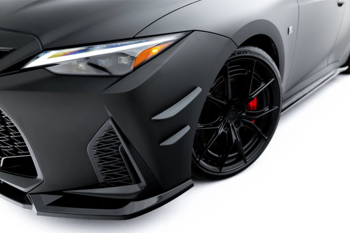 Front Bumper Wings (Canards) Lexus IS 500 Mk3 Facelift 2 (XE30) Maxton Design in the group Select car model / Lexus / IS 13+ at DDESIGN Scandinavia AB (LE-IS-3F2-500-CAN1)