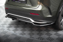 Lexus NX F-Sport Mk2 2021+ Central Rear Splitter (With Vertical Bars) V.1 Maxton Design