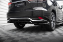Lexus RX MK4 Facelift 2019-2022 Central Rear Splitter (With Vertical Bars) V.1 Maxton Design