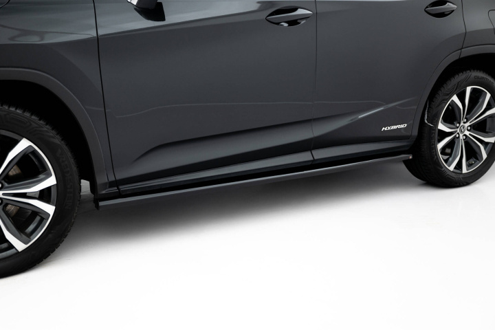 Lexus RX Mk4 Facelift (version without OEM step rails) 2019-2022 Side Skirts Diffusers Maxton Design in the group Select car model / Lexus / RX / Styling at DDESIGN Scandinavia AB (LE-RX-4F-SD2G)