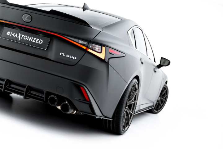 Street Pro Rear Side Splitters Lexus IS 500 Mk3 Facelift 2 (XE30) Maxton Design in the group Select car model / Lexus / IS 13+ at DDESIGN Scandinavia AB (LEIS3F2500CNC-RSD1BRB)