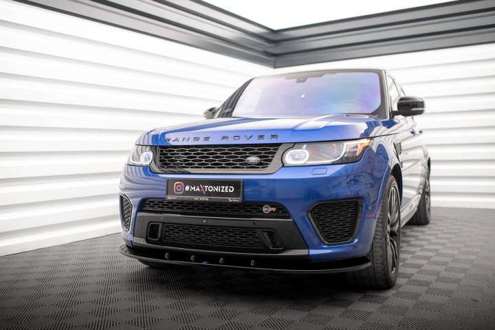 Land Rover Range Rover Sport SVR Mk2 2015-2018 Front Splitter V.1 Maxton Design in the group Select car model / Land Rover / Range Rover at DDESIGN Scandinavia AB (LR-RR-SPORT-2-SVR-FD1G)