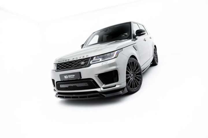 Land Rover Range Rover Sport Mk2 Facelift 2018-2022 Front Splitter Maxton Design in the group Select car model / Land Rover / Range Rover at DDESIGN Scandinavia AB (LR-RR-SPORT-2F-FD1GFD1RG)