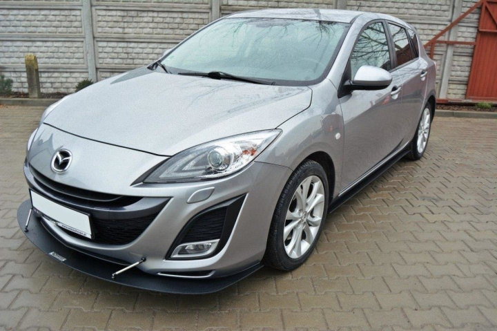 Racing Side Skirts Diffusers Mazda 3 Mk2 Sport (PREFACE) Maxton Design in the group Select car model / Mazda / 3 Standard 09-13 / Styling / Rear at DDESIGN Scandinavia AB (MA-3-2-SPORT-CNC-SD1A)
