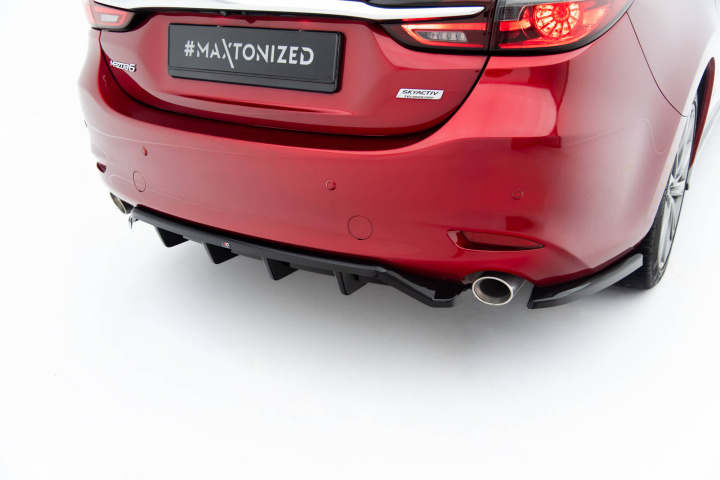 Mazda 6 Sedan Mk3 Facelift 2017-2023 Rear Splitter (with vertical bars) Maxton Design in the group Select car model / Mazda / 6 12+ / Styling at DDESIGN Scandinavia AB (MA-6-3F2-RD1GRD2G)