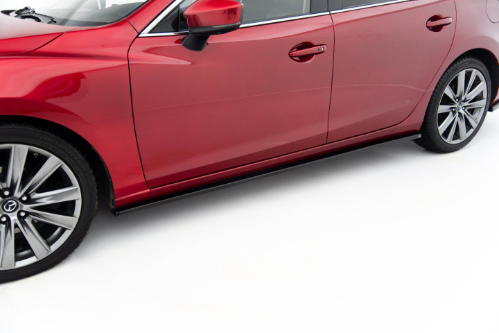 Mazda 6 Sedan Mk3 Facelift 2017-2023 Side Skirts Diffusers Maxton Design in the group Select car model / Mazda / 6 12+ / Styling at DDESIGN Scandinavia AB (MA-6-3F2-SD1G)