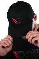 Cap Black/Red Logo Maxton Design