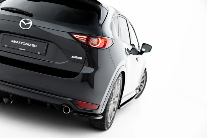 Mazda CX-5 Mk2 2017-2021 Rear Side Splitters Maxton Design in the group Select car model / Mazda / CX-5 at DDESIGN Scandinavia AB (MA-CX-5-2F-RSD1G)
