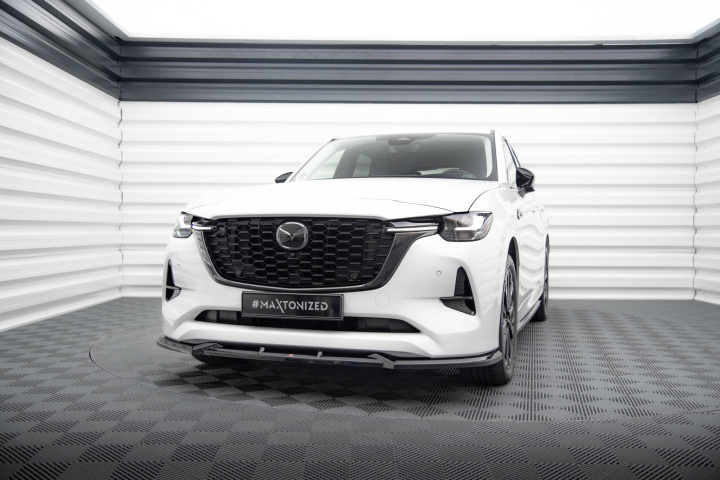 Front Splitter V.1 Mazda Cx-60 Mk1 Maxton Design in the group Select car model / Mazda / CX-60 Mk1 2022+ at DDESIGN Scandinavia AB (MA-CX60-1-FD1G)