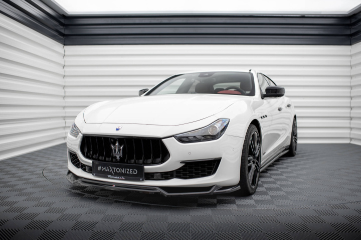 Front Splitter V.2 Maserati Ghibli Mk3 Facelift Maxton Design in the group Select car model / Maserati / Ghibli at DDESIGN Scandinavia AB (MA-GH-1F-FD2G)