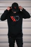 Mens Black hoodie Maxton Design