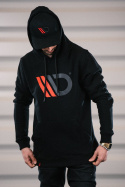 Mens Black hoodie Maxton Design