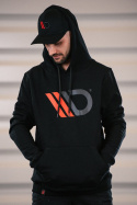 Mens Black hoodie Maxton Design