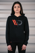 Womens Black Hoodie Maxton Design