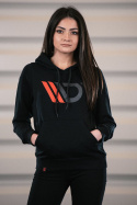 Womens Black Hoodie Maxton Design
