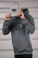Mens Gray hoodie Maxton Design