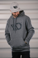 Mens Gray hoodie Maxton Design
