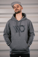 Mens Gray hoodie Maxton Design