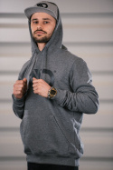 Mens Gray hoodie Maxton Design