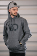 Mens Gray hoodie Maxton Design