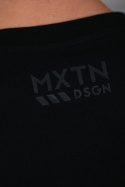 Black T-shirt with gray logo Maxton Design