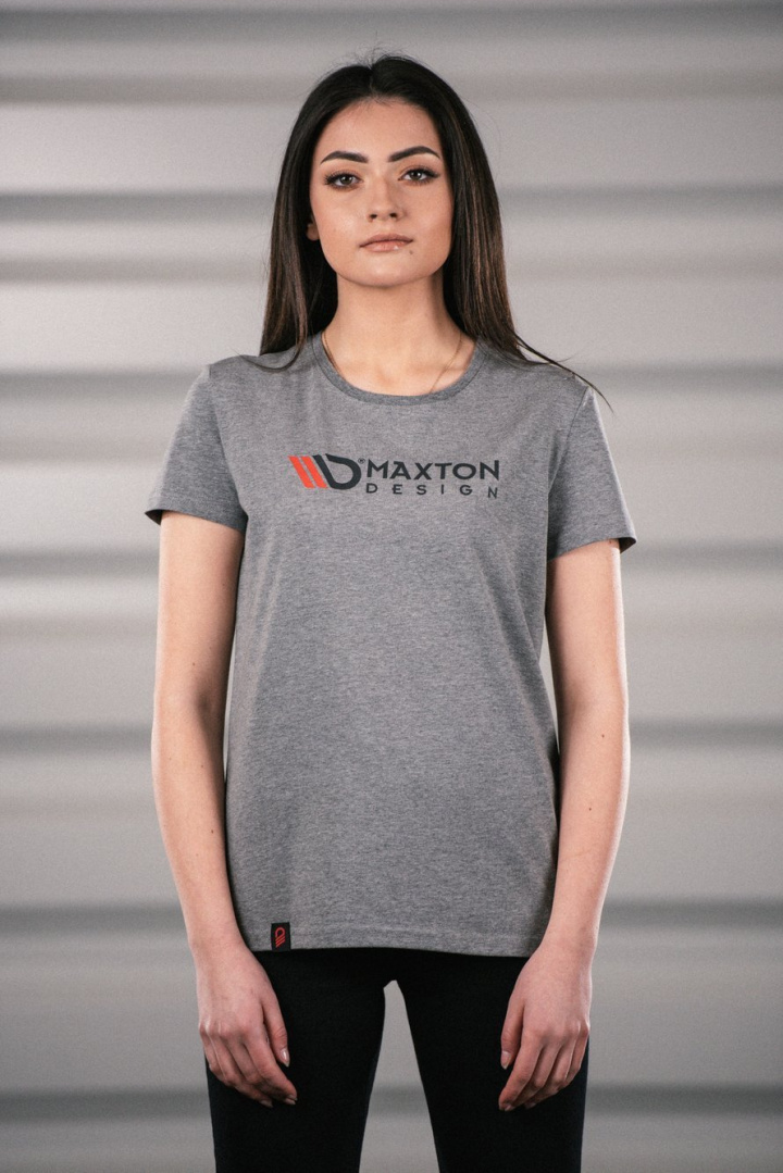 Womens Gray T-shirt Maxton Design in the group Select car model at DDESIGN Scandinavia AB (MA-TSHRT-GRY-WMNS-1-XS)
