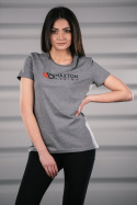 Womens Gray T-shirt Maxton Design