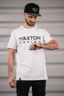 Mens White T-shirt Maxton Design