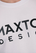 Mens White T-shirt Maxton Design