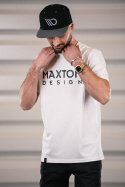 Mens White T-shirt Maxton Design