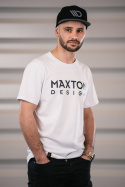 Mens White T-shirt Maxton Design