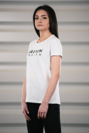 Womens White T-shirt Maxton Design
