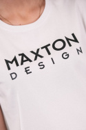 Womens White T-shirt Maxton Design