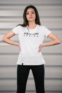 Womens White T-shirt Maxton Design