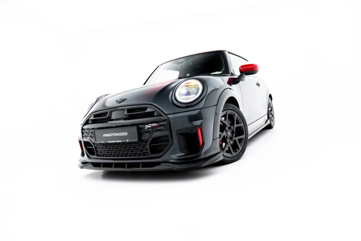 Mini Cooper John Cooper Works F66 2025- Front Splitter Maxton Design in the group Select car model / Mini at DDESIGN Scandinavia AB (MC-4-66-JCW-3D-FD1G)