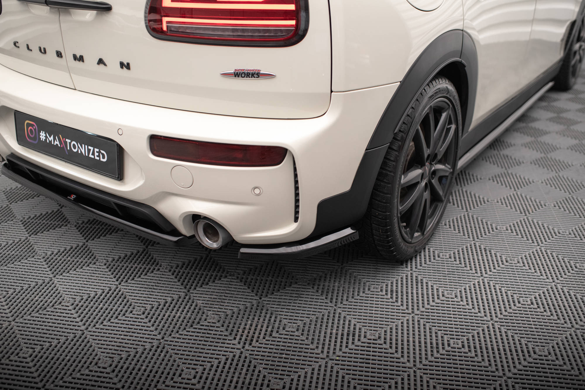 Mini Rear Backplate Mini Cooper Clubman John Cooper Works F54 Facelift 2019+ Rear Side ...