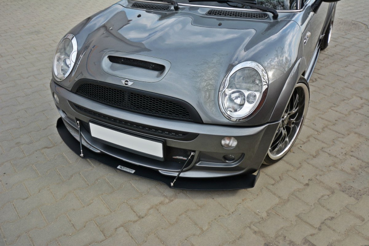 Mini Cooper S John Cooper Works R53 2003-2006 Racing Front Splitter V.1 Maxton Design in the group Select car model / Mini / Cooper (R50/52/53) 2000-2006 / Styling at DDESIGN Scandinavia AB (MC-S-1-53-JCW-CNC-FD1A)