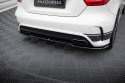 Central Rear Splitter (with vertical bars) Mercedes-Benz A45 AMG W176 2012-2015 Maxton Design