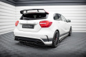 Central Rear Splitter (with vertical bars) Mercedes-Benz A45 AMG W176 2012-2015 Maxton Design