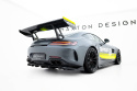 Mercedes-AMG GT C C190 Facelift 2017-2023 Rear Splitter (with vertical bars) Maxton Design