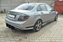 Mercedes C-Class W204 Facelift AMG-Line 2011-2014 Racing Diffuser & Rear Side SplittersMaxton Design