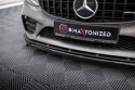 Front Splitter V.1 Mercedes-Amg C43 Coupe / Sedan C205 / W205 Facelift Maxton Design