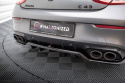 Central Rear Splitter (with Vertical Bars) Mercedes-Amg C43 Coupe C205 Facelift Maxton Design