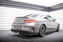 Central Rear Splitter (with Vertical Bars) Mercedes-Amg C43 Coupe C205 Facelift Maxton Design