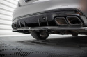 Central Rear Splitter (with Vertical Bars) Mercedes-Amg C63 Sedan / Estate W205 Facelift Maxton Design
