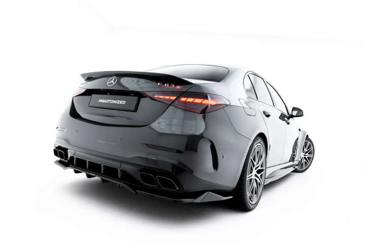 Mercedes-AMG C63 Sedan / Estate W206 / S206 2021- Rear Splitter (with vertical bars) Maxton Design in the group Select car model / Mercedes Benz / C-Class 21+ (W206) at DDESIGN Scandinavia AB (ME-C-206-63-RD1G-RD2G)